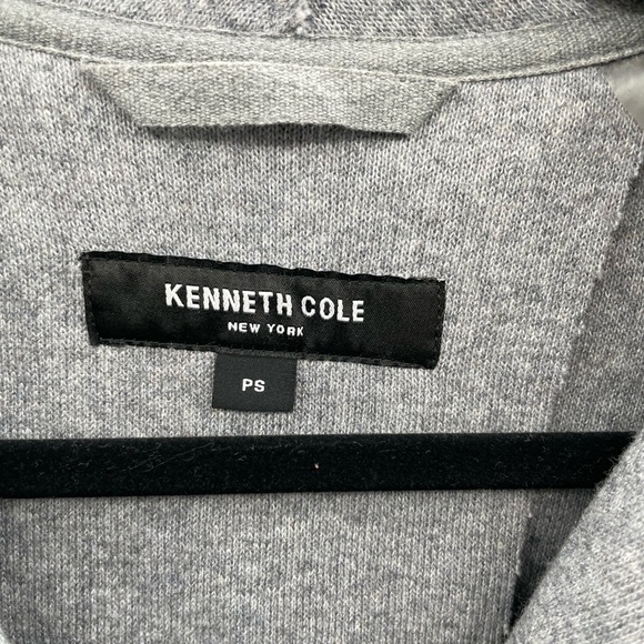 Kenneth Cole grey wool knit gorpcore outdoor neutral casual sweater jacket. SP - Picture 5 of 9
